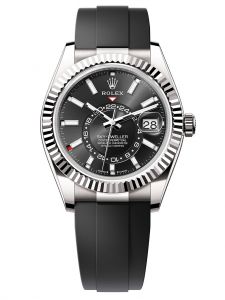 Đồng hồ Rolex Sky-Dweller 42 M336239-0002 336239-0002 Vàng Trắng 18ct Mặt đen sáng - Mẫu 2023
