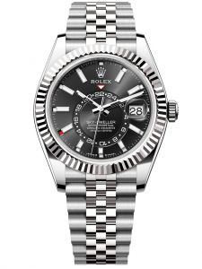 Đồng hồ Rolex Sky-Dweller 42 M336934-0008 336934-0008 Thép Oystersteel và Vàng Trắng 18ct Mặt đen sáng - Mẫu 2023