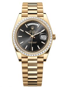 Đồng hồ Rolex Day-Date 40 M228398TBR-0041 228398TBR-0041 Vàng Kim 18ct Mặt đen sáng - Mẫu 2023