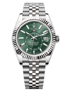 Đồng hồ Rolex Sky-Dweller 42 M336934-0002 336934-0002 Thép Oystersteel và Vàng Trắng 18ct Mặt xanh bạc hà - Mẫu 2023