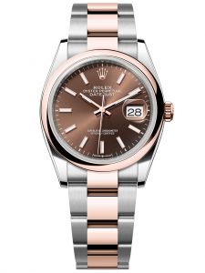 Đồng hồ Rolex Datejust 36 M126201-0044 126201-0044 Thép Oystersteel và Vàng Everose 18ct Mặt chocolate - Mẫu 2023