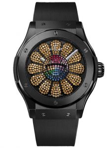 Đồng hồ Hublot Classic Fusion Takashi Murakami Black Ceramic Yellow & Orange Sapphires 507.CX.9012.RX.TAK23