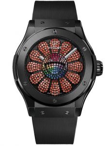 Đồng hồ Hublot Classic Fusion Takashi Murakami Black Ceramic Orange Sapphires 507.CX.9013.RX.TAK23