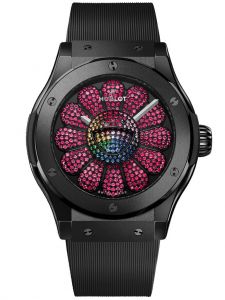 Đồng hồ Hublot Classic Fusion Takashi Murakami Black Ceramic Rubies 507.CX.9014.RX.TAK23