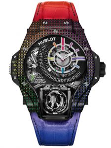 Đồng hồ Hublot MP-09 Tourbillon Bi-Axis Rainbow 3D Carbon 909.QDRB.1120.LR