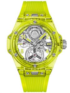 Đồng hồ Hublot Big Bang Tourbillon Automatic Yellow Neon Saxem 429.JY.0120.RT