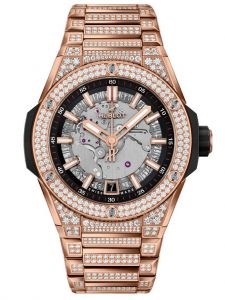 Đồng hồ Hublot Big Bang Integrated Time Only King Gold Pavé 456.OX.0180.OX.3704
