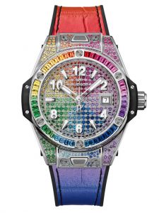 Đồng hồ Hublot Big Bang One Click Steel Rainbow 485.SX.9900.LR.0999