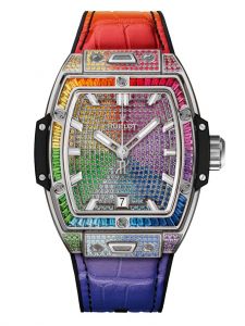 Đồng hồ Hublot Spirit of Big Bang Titanium Rainbow 662.NX.9900.LR.0999