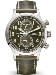 Đồng hồ Patek Philippe Complications 5924G-010 White Gold Calatrava Pilot Travel Time Chronograph