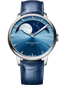 Đồng hồ Arnold & Son Perpetual Moon Platinum Celestial Blue 1GLBX.U01A.C200X - Phiên Bản Giới Hạn 38 Chiếc