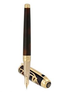 Bút máy S.T. Dupont Brown Prestige Vitruvian Man Fountain Pen 410038L