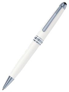 Bút bi Montblanc Meisterstück Glacier Classique Ballpoint White MB129401