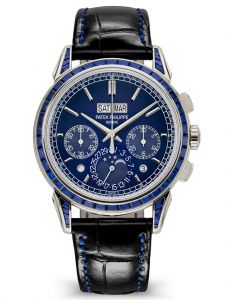Đồng Hồ Patek Philippe Grand Complications 5271/11P-010 Platinum Sapphire Xanh Perpetual Calendar Chronograph