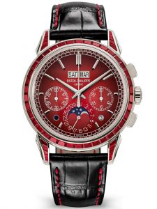 Đồng Hồ Patek Philippe Grand Complications 5271/12P-010 Platinum Ruby Perpetual Calendar Chronograph
