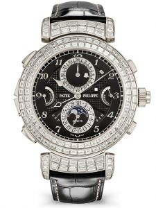 Đồng Hồ Patek Philippe Grand Complications Grandmaster Chime Haute Joaillerie 6300/400G-001 White Gold Kim cương