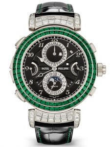 Đồng Hồ Patek Philippe Grand Complications Grandmaster Chime Haute Joaillerie 6300/403G-001 White Gold Kim cương