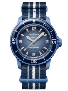 Đồng hồ Swatch x Blancpain Bioceramic Scuba Fifty Fathoms SO35A100
