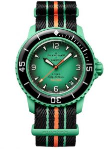 Đồng hồ Swatch x Blancpain Bioceramic Scuba Fifty Fathoms SO35I100