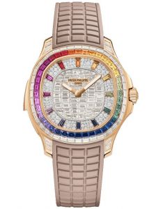 Đồng hồ Patek Philippe Grand Complications Luce "Rainbow" Haute Joaillerie 5260/355R-001 Rose Gold Kim cương Minute Repeater