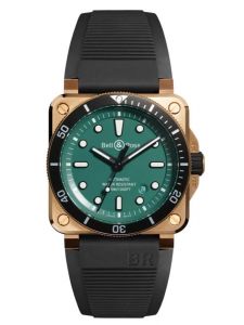 Đồng hồ Bell & Ross BR 03-92 Diver Gets a Black & Green Bronze BR0392-D-LT-BR/SRB