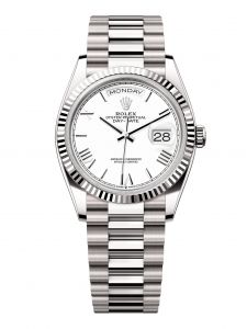Đồng Hồ Rolex Day-Date 36 M128239-0059 128239-0059 Vàng Trắng 18ct Màu Trắng - Mẫu 2024