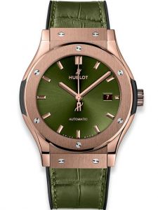 Đồng hồ Hublot Classic Fusion Green King Gold 42mm 542.OX.8980.LR