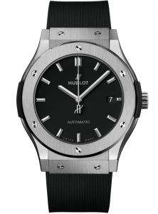Đồng hồ Hublot Classic Fusion Titanum 45mm 511.NX.1171.RX Black Rubber