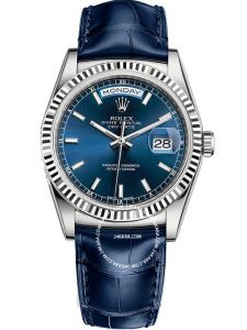Đồng hồ Rolex Day-Date 36 M118139-0004 118139-0004 Vàng Trắng 18ct Mặt Xanh