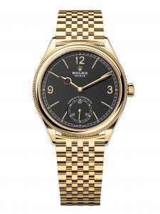 Đồng hồ Rolex 1908 39 M52508-0007 52508-0007 Vàng Kim 18ct Mặt Đen - Mẫu Mới 2025