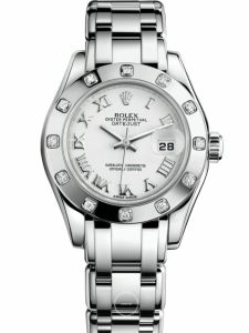 Đồng hồ Rolex Oyster Perpetual Pearlmaster 29 80319 Vàng Trắng 18ct29
