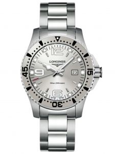 Đồng hồ Longines Hydro Conquest L3.640.4.76.6 L36404766 mặt số bạc