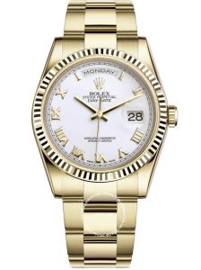 Đồng hồ Rolex Day-Date 36 M118238-0162 118238-0162 Vàng Kim 18ct Mặt Trắng