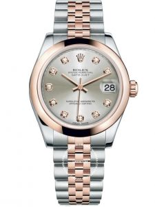 Đồng hồ Rolex Datejust 31 M178241-0046 178241-0046 Thép Oystersteel và Vàng Everose 18ct Mặt Bạc