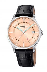 Đồng hồ Perrelet Weekend GMT Salmon A1304/E