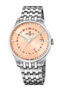 Đồng hồ Perrelet Weekend GMT Salmon A1304/D