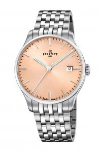 Đồng hồ Perrelet Weekend 3 Hands Salmon A1300/F