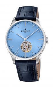 Đồng hồ Perrelet Weekend Open Heart Ice Blue A1302/A