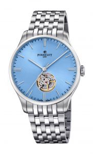 Đồng hồ Perrelet Weekend Open Heart Ice Blue A1302/9