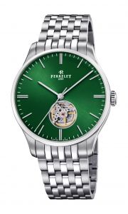 Đồng hồ Perrelet Weekend Open Heart Green A1302/7