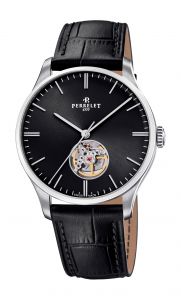 Đồng hồ Perrelet Weekend Open Heart Black A1302/5