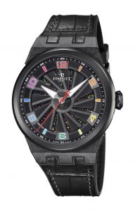 Đồng hồ Perrelet Turbine Rainbow Carbon A8003/1