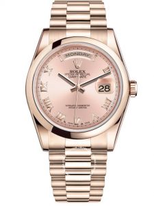 Đồng hồ Rolex Day-Date 36 M118205F-0013 118205F-0013 Vàng Everose 18ct Mặt Hồng