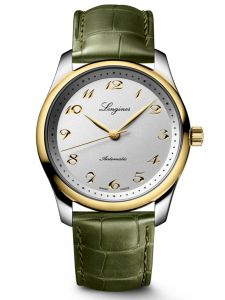 Đồng hồ Longines Master L2.793.5.72.2 L27935722 Stainless Steel And 18 Karat Yellow Gold Cap 200 Silver