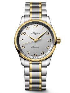 Đồng hồ Longines Master L2.357.5.72.7 L23575727 Stainless Steel And 18 Karat Yellow Gold Cap 200 Silver