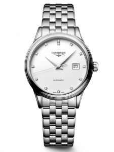 Đồng hồ Longines Flagship L4.374.4.17.6 L43744176 Stainless Steel White Matt