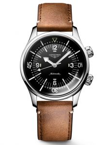 Đồng hồ Longines Legend Diver L3.764.4.50.0 L37644500 Stainless Steel Black Lacquered Polished