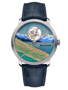 Đồng hồ Blancpain Émail cloisonné 66240 3433 55B Unique Piece Platinum