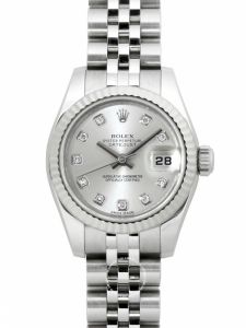 Đồng hồ Rolex Lady-Datejust 26 M179174 179174 Mặt xám cọc số kim cương