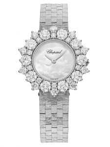 Đồng hồ Chopard L'heure Du Diamant Round 4010A391-1100 Vàng trắng 18K Kim cương